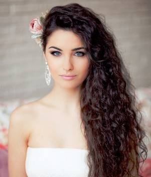 Свадебные прически на кудрявые волосы Свадебные прически на кудрявые волосы