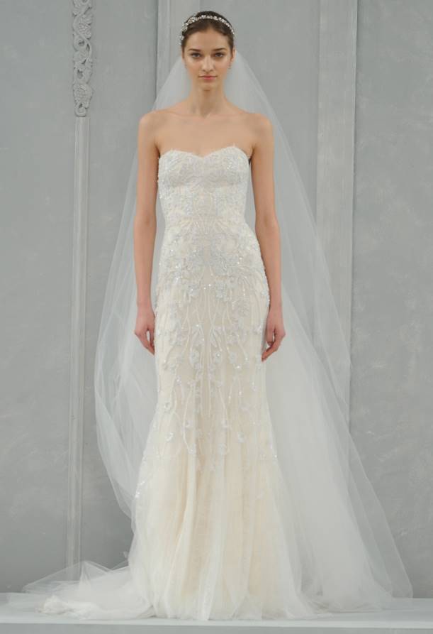 Свадебные платья от Monique Lhuillier (Весна 2015) Свадебные платья от Monique Lhuillier (Весна 2015)