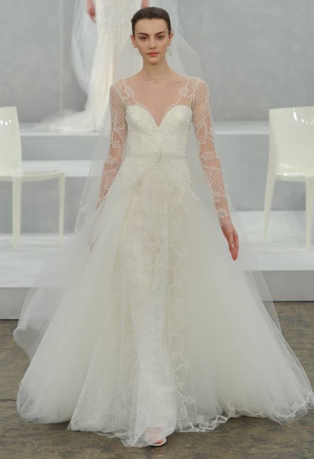 Свадебные платья от Monique Lhuillier (Весна 2015) Свадебные платья от Monique Lhuillier (Весна 2015)
