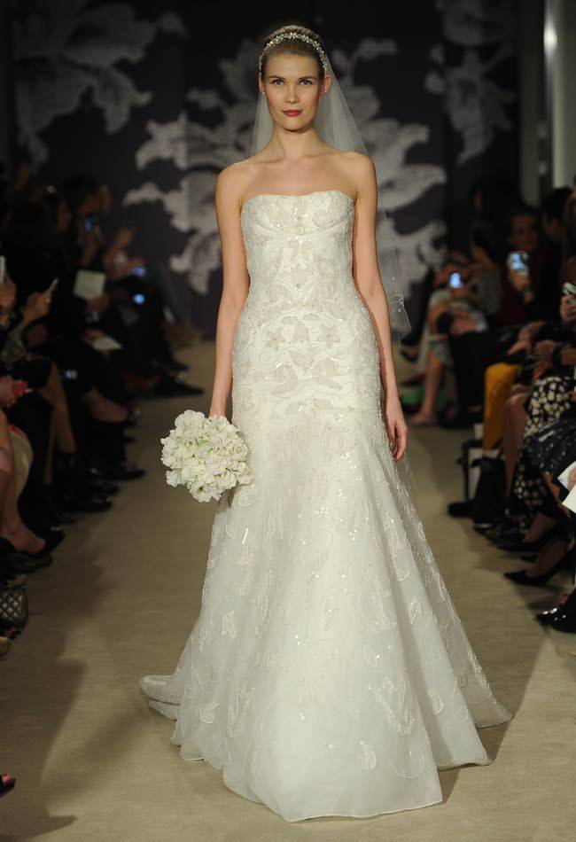 Свадебные платья от Carolina Herrera (весна 2015) Свадебные платья от Carolina Herrera (весна 2015)